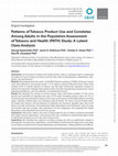 Research paper thumbnail of Patterns of Tobacco Product Use and Correlates Among Adults in the Population Assessment of Tobacco and Health (PATH) Study: A Latent Class Analysis