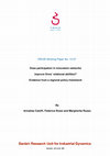 Research paper thumbnail of Does participation in innovation networks improve firms' relational abilities? Evidence from a regional policy framework