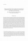 Research paper thumbnail of "Jerusalem Ivories": Iron Age Decorated Ivory Panels from Building 100, Giv'ati Parking Lot Excavations, and Their Cultural Setting