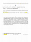 Research paper thumbnail of KUYUMCULUKTA ERZURUM İŞİ (KESME AJUR) YAPIM VE İŞLEME TEKNİKLERİ - OPENWORK IN ERZURUM AND ITS TECHNIQUES