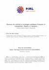 Research paper thumbnail of Facteurs de criticité et stratégies publiques française et européenne. Enjeux et réponses