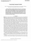 Research paper thumbnail of Cooperating unmanned vehicles