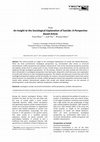 Research paper thumbnail of An Insight to the Sociological Explanation of Suicide : A Perspective Based