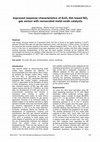 Research paper thumbnail of 8.3.4 Improved response characteristics of SnO2 film based NO2 gas sensor with nanoscaled metal oxide catalysts