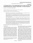 Research paper thumbnail of Open Access A Systematic Review of the Relationship Between Family Structure and Health Risk Behaviours Amongst Young People: An African Perspective