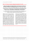 Research paper thumbnail of Study of Lymphocyte Subpopulations and Cytotoxic Activity in the Blood of Patients Undergoing Surgery for Pancreatic Cancer