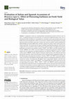 Research paper thumbnail of Evaluation of Italian and Spanish Accessions of Brassica rapa L.: Effect of Flowering Earliness on Fresh Yield and Biological Value