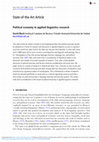 Research paper thumbnail of Political economy in applied linguistics research