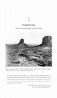 Research paper thumbnail of Territory: The Geomorphology of the Visible, part 1