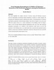 Research paper thumbnail of From Strategic Remembrance to Politics of Tolerance: Memories of the Srebrenica Massacre among the Bosnians in