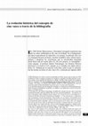 Research paper thumbnail of La evolución histórica del concepto de cine vasco a través de la bibliografía