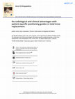 Research paper thumbnail of No radiological and clinical advantages with patient-specific positioning guides in total knee replacement