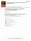 Research paper thumbnail of The fullness of air: breath, work and beauty in Lobito and Benguela, Angola