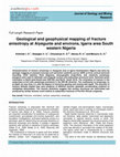 Research paper thumbnail of Geological and geophysical mapping of fracture anisotropy at Aiyegunle and environs, Igarra area South western Nigeria