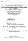 Research paper thumbnail of Psychological response of family members of patients hospitalised for influenza A/H1N1 in Oaxaca, Mexico