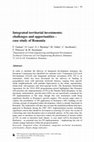 Research paper thumbnail of Integrated territorial investments: challenges and opportunities – case study of Romania