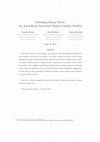 Research paper thumbnail of Stabilising Merger Waves: An Agent-Based Networked Model of Market Stability