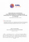 Research paper thumbnail of Principes De Conception D'Environnements Numériques De Formation et Modelisations De L'Activité Au Travail