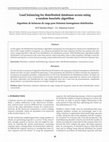 Research paper thumbnail of Load balancing for distribuited databases access using a random heuristic algorithm