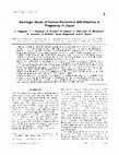 Research paper thumbnail of Serologic study of human parvovirus B19 infection in pregnancy in Japan