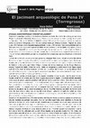 Research paper thumbnail of El jaciment arqueològic de Pena IV (Torregrossa)