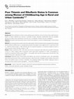 Research paper thumbnail of Poor Thiamin and Riboflavin Status Is Common among Women of Childbearing Age in Rural and Urban Cambodia