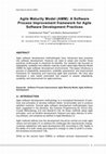 Research paper thumbnail of Agile Maturity Model (AMM) Agile Maturity Model (AMM): A Software Process Improvement framework for Agile Software Development Practices