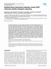 Research paper thumbnail of Systems-level interactions between insulin–EGF networks amplify mitogenic signaling