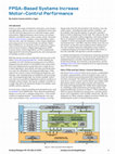 Research paper thumbnail of Analog Dialogue 49-03 , March 2015 1 FPGA-Based Systems Increase Motor-Control Performance