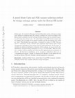 Research paper thumbnail of A mixed Monte Carlo and PDE variance reduction method for foreign exchange options under the Heston-CIR model