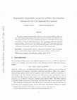 Research paper thumbnail of Exponential integrability properties of Euler discretization schemes for the Cox-Ingersoll-Ross process