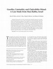 Research paper thumbnail of Gazelles, Liminality, and Chalcolithic Ritual: A Case Study from Marj Rabba, Israel