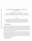 Research paper thumbnail of On the algebra A�,η(osp(2|2) (2) ) and free boson