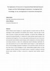 Research paper thumbnail of The Application of Concurrent or Sequential Mixed Methods Research Designs