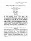 Research paper thumbnail of Model for Project-Based Community Engagement