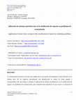 Research paper thumbnail of Aplicación de sistemas neuroborrosos en la clasificación de reportes en problemas de secuenciación