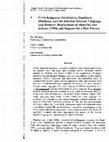 Research paper thumbnail of 4 Cross-language facilitation, repetition blindness, and the relation between language and memory: Replications of Altarriba and Soltano (1996) and support for a new theory