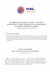 Research paper thumbnail of Les figures de la déviance à l’école : les “élèves perturbateurs” comme analyseur de la transformation des milieux éducatifs et scolaires