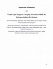 Research paper thumbnail of Visible-Light-Triggered Uncaging of Carbonyl Sulfide for Hydrogen Sulfide (H2S) Release