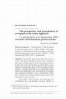 Research paper thumbnail of The prevention and punishment of corruption in the italian legislation