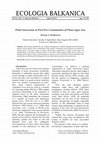 Research paper thumbnail of Plant Succession in Post Fire Communities of Pinus nigra Arn