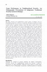 Research paper thumbnail of Team Performance in Neighbourhood Security: An Ethnographic Presentation of Indigenous Traditional Security System in Badagry