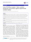 Research paper thumbnail of Loss of Toll-like receptor 7 alters cytokine production and protects against experimental cerebral malaria