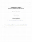 Research paper thumbnail of The Decolonization of the Academy, not: Hypocrisy and Colonial Violence in Canadian Universities - Second Revision