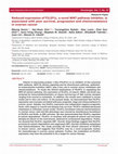 Research paper thumbnail of Reduced expression of FILIP1L, a novel WNT pathway inhibitor, is associated with poor survival, progression and chemoresistance in ovarian cancer