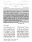 Research paper thumbnail of Comparative Study of Cadmiumand Arsenic Accumulation in Toothed Carp (Aphanius sophiae)in Fresh and Salt Water