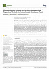 Research paper thumbnail of Pipes and Potions: Testing the Efficacy of European Folk Preparation Methods for Anticholinergic Solanaceae Plants