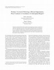 Research paper thumbnail of Product Aversion Following a Missed Opportunity: Price Contrast or Avoidance of Anticipated Regret?