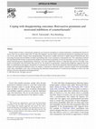 Research paper thumbnail of Coping with disappointing outcomes: Retroactive pessimism and motivated inhibition of counterfactuals