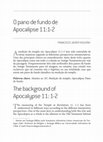 Research paper thumbnail of O pano de fundo de Apocalipse 11:1-2